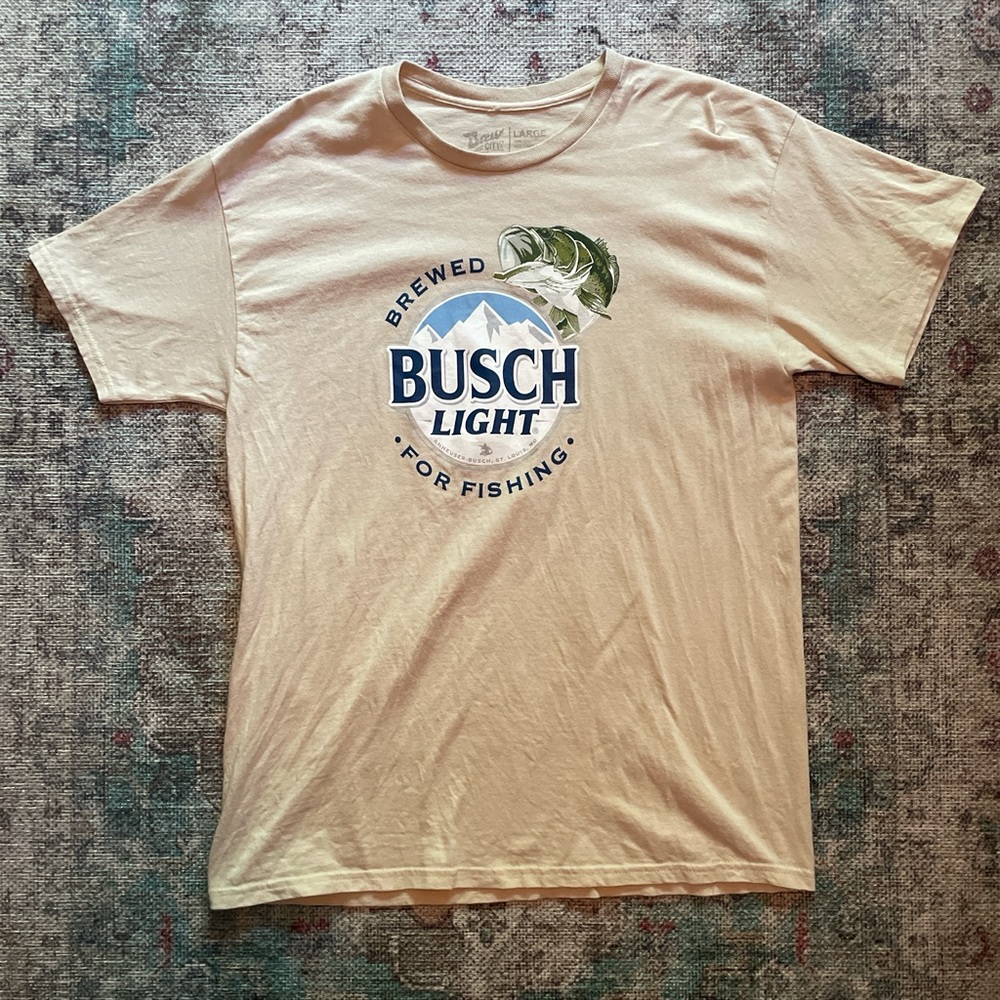 Oversized Busch Light Graphic Tee